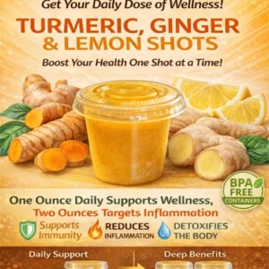 Turmeric, Ginger & Lemon Shots